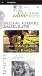 Mobile Screenshot of edibleshastabutte.com